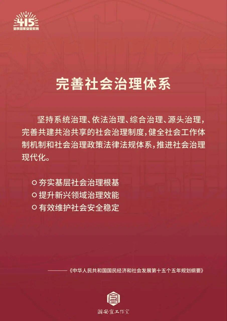 【4·15 全民國家安全教育日】國家安全，人人有責